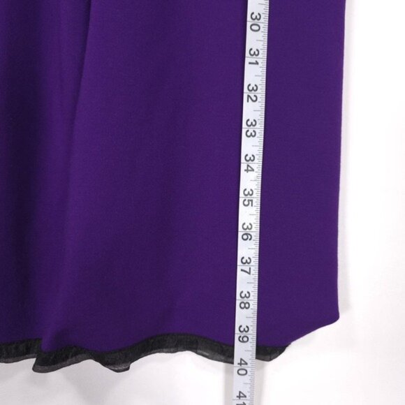 MICHAEL KORS ITALY MADE Fitted Short Sleeve Dress Faux Wrap Waist Sheath Size 2 - Picture 6 of 12